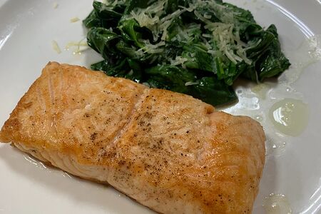 Филе лосося на гриле