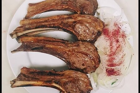 Шашлык из бараньей корейки