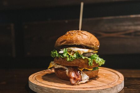 Двойной шеф-бургер