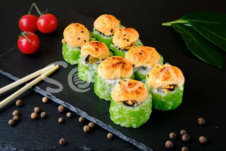 Запечённый с мидиями