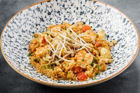 Рис с креветками