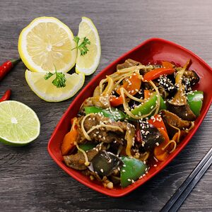 Жареные баклажаны с мясом