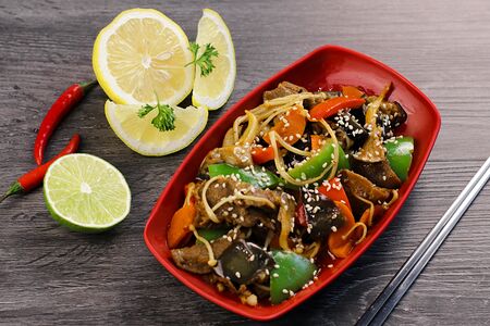 Жареные баклажаны с мясом