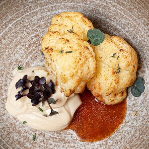 Цветная капуста в трюфельном соусе