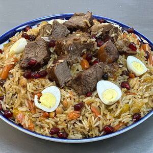 Праздничный плов из телятины