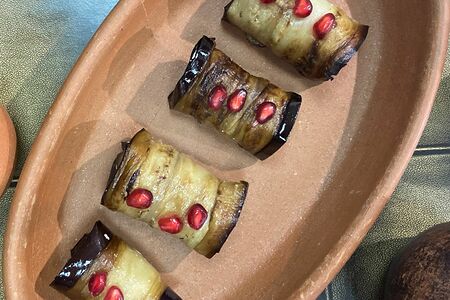 Баклажан с сыром