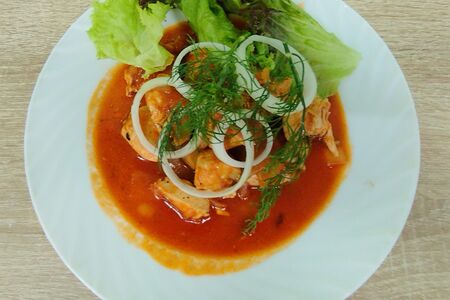 Курица с грибами