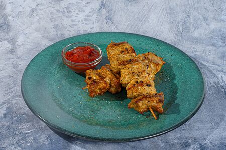 Шашлык из cвинoй шеи