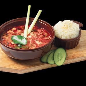 Суп Toм ям с креветками Tom yum tom