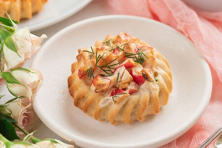 Перепечки с крабовым мясом 