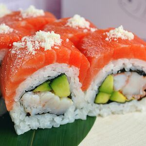 Филадельфия с креветками и сыром пармезан