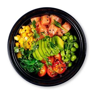 Поке с лососем