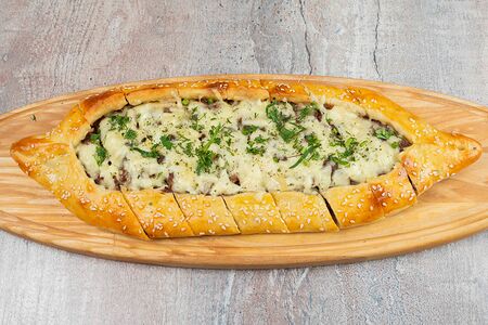 Пиде с курицей и сыром