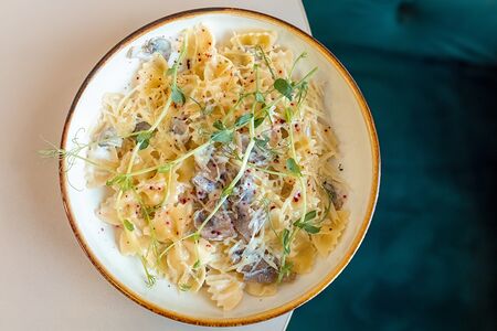 Паста с грибами