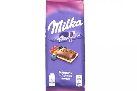 Шоколадная плитка Milka миндаль и орехи