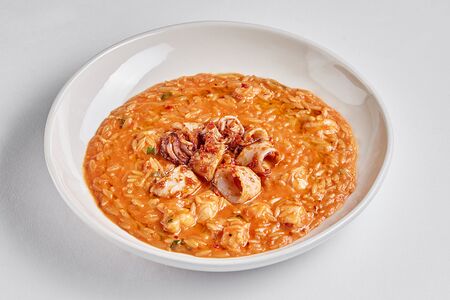Орзо с морепродуктами