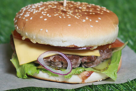 Бургер с мясом