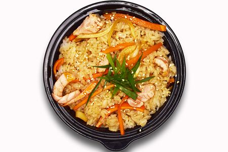 Тяхан с лососем