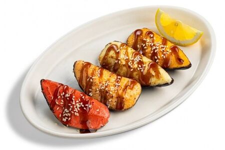 Запеченные мидии ассорти