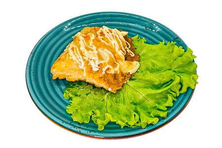 Горбуша, запеченная с томатом