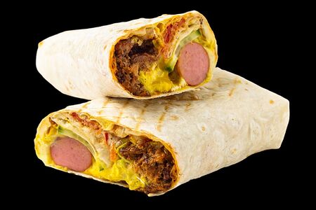 Баварская шаурма со свининой в пиве