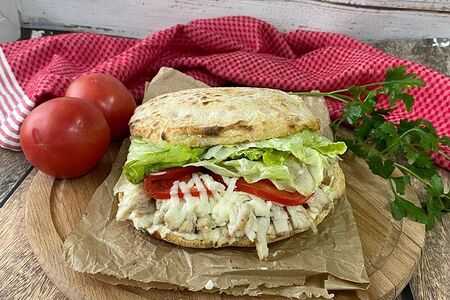 Пучча с курицей