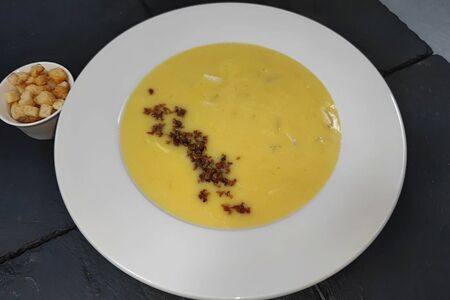 Куриный сырный суп