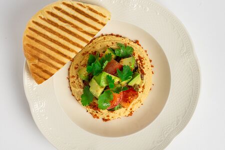 Хумус с овощами