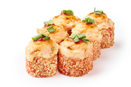 Запеченный ролл с острой креветкой