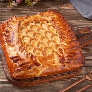 Пирог с ветчиной и сыром