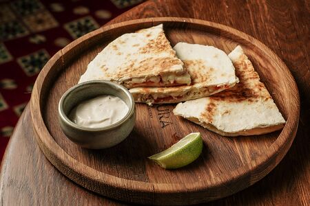 Кесадилья с говядиной