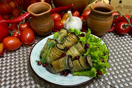 Баклажан с орехом