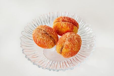 Песочное печенье Персик