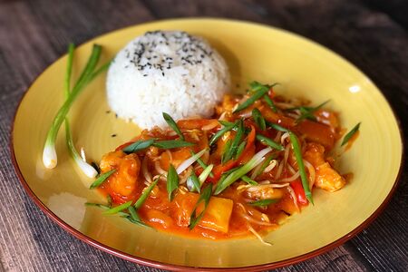 Креветки в тайском соусе