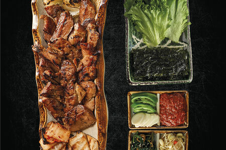 Сочная свинина BBQ в соусе пулькоги