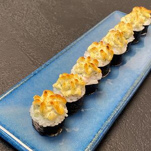 Запеченный с креветкой