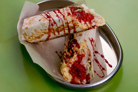 Шаверма в лаваше с Икрой