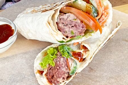 Шаурма с люля-кебабом Xxl