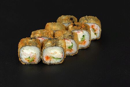 Жареный с крабом