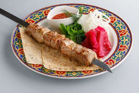 Шашлык из свиной шеи