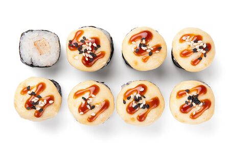 Запечённый мини-ролл с омлетом