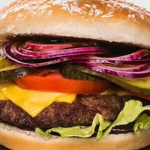 Классический бургер из мраморной говядины