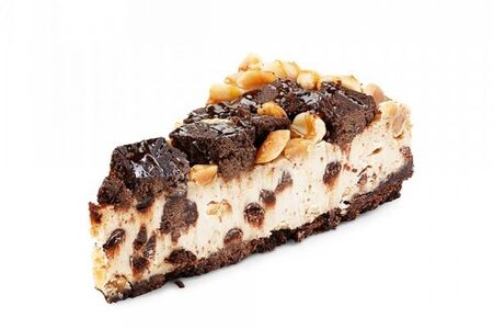 Чизкейк карамельно-арахисовый