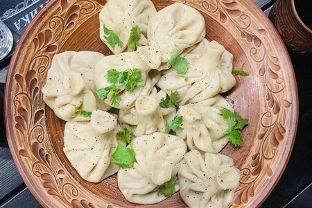 Хинкали с грибами