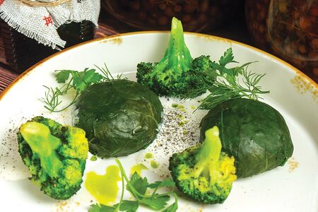 Голубцы из лосося