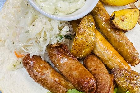 Колбаски на гриле