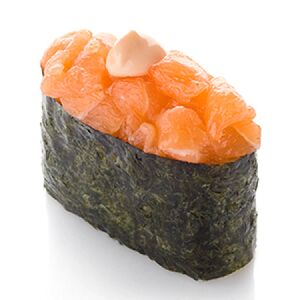 Острые суши лосось