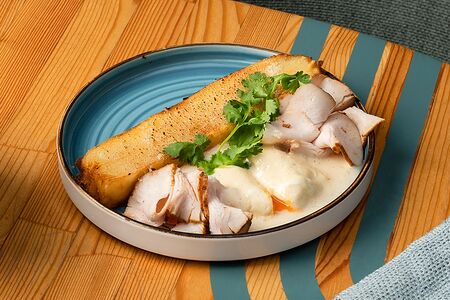 Гратен с пастрами из индейки