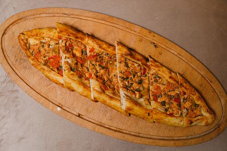 Пиде с курицей