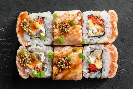 Лосось татаки